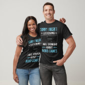 T-shirt Jeu de mots à ne pas écouter Jeux (Unisexe)