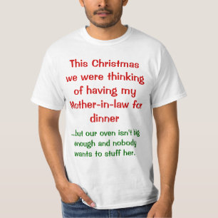T-shirt Jeu de mots de Noël - belle-mère