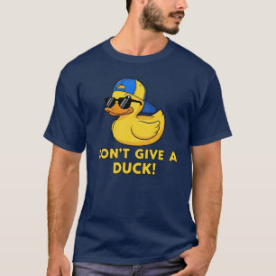 T-shirt Jeu de mots 'Don't Give a Duck'