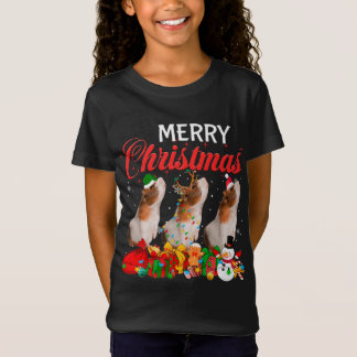 T-Shirt Jeu de Noël Cochon de Guinée Lover Jeu de Noël Lum
