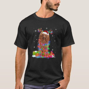 T-shirt Jeu de Noël de poule Reindeer Fantastique Chien Xm