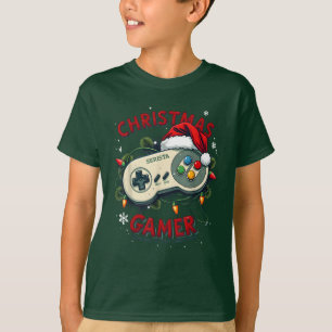 T-shirt Jeu de Noël du contrôleur de Noël Jeu de Noël