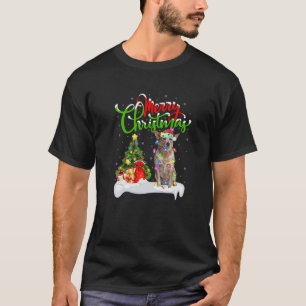 T-shirt Jeu de Noël Eclairage Correspondance Père Noël Aus