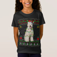 Jeu de Noël moche style Père Noël Labradoodle Chie