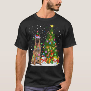 T-shirt Jeu de Noël Père Noël Chien Malinois Belge Chri