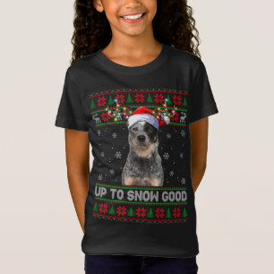 T-Shirt Jeu de Noël Style laide chien de bétail australien