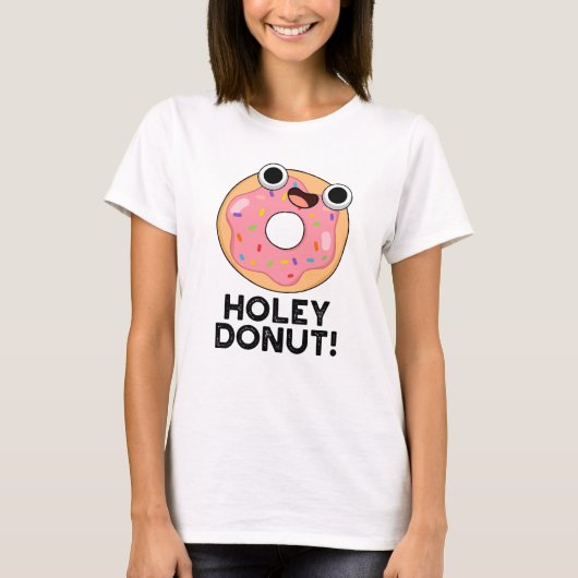 T-shirt Jeu de nourriture amusant Holey Donut (Devant)