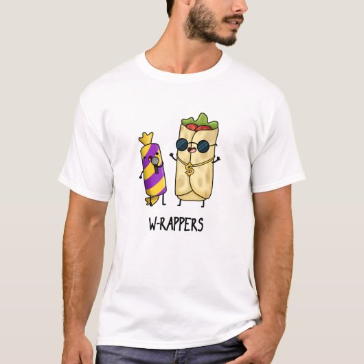 T-shirt Jeu de nourriture amusant pour rappeurs W (Devant)