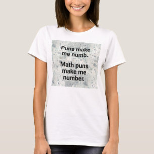 T-shirt Jeu de numéros mathématiques