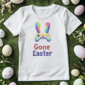T-shirt Jeu de Pâques Tee; Pixel Art Bunny Gamer