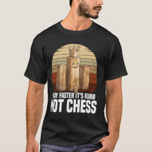 T-shirt Jeu de pelouse d'échecs Viking Kubb Jeu de triage