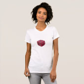 T-shirt Jeu de plateau rose (Devant entier)