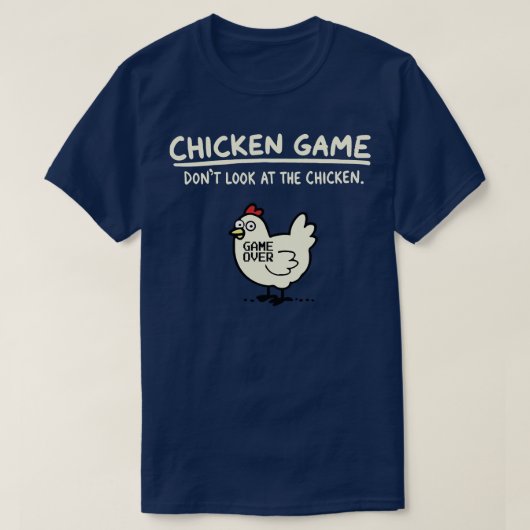 T-shirt Jeu de poulet Enfants à long manche (Design devant)