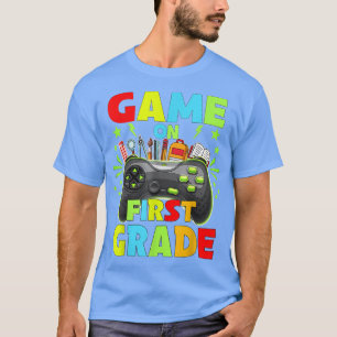 T-shirt Jeu De Première Année Jeu Vidéo Déverrouillé