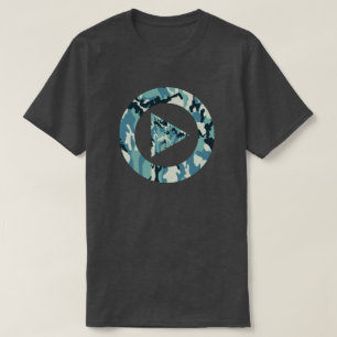 T-shirt Jeu de presse Motif Camo d'hiver