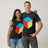 T-shirt Jeu de puzzle de cube (Unisexe)