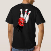 T-shirt Jeu de quilles strike. (Dos)
