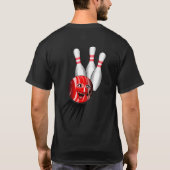 T-shirt Jeu de quilles Strike. (Dos)