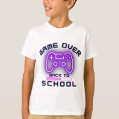 T-shirt Jeu De Retour À L'École (Devant)