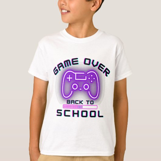 T-shirt Jeu De Retour À L'École (Devant)