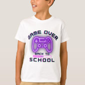 T-shirt Jeu De Retour À L'École (Devant)