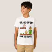 T-shirt Jeu De Retour À L'École (Devant entier)