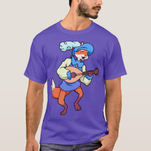 T-shirt Jeu de rôle Bard de personnage Minstrel Fox