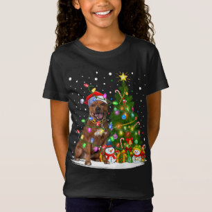 T-Shirt Jeu de sapin de Noël de l'éclairage Staffordshire