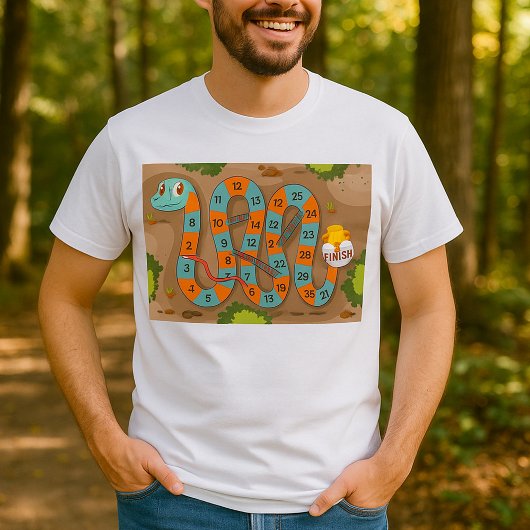 T-shirt Jeu de Serpent Échelle