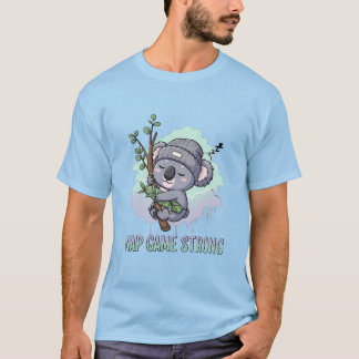 T-shirt Jeu de sieste fort – Mignon koala endormi 