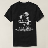 T-shirt jeu de singes échecs 1 (Design devant)