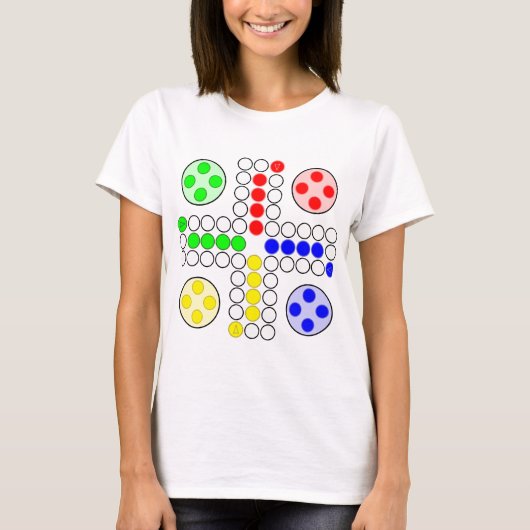 T-shirt Jeu de société de classique de Ludo (Devant)