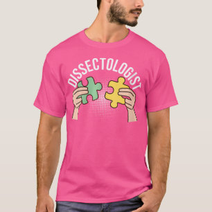 T-shirt Jeu de société de dissection pour femmes Puzzle Ji