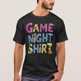 T-shirt Jeu de société soirée de jeu joueur sur table drôl