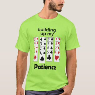 T-shirt Jeu de Solitaire qui Renforce Ma Patience Drôle de