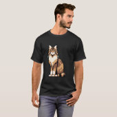 T-shirt Jeu de style rétro 32 bits en pixel art de chat Ma (Devant entier)