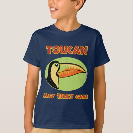 T-shirt Jeu de toucan QUI jeu (Devant)