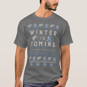 T-shirt Jeu De Trones Noël L'Hiver Arrive Vilain