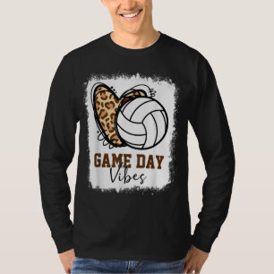 T-shirt Jeu de volleyball Bleu Vibes Volleyball Maman