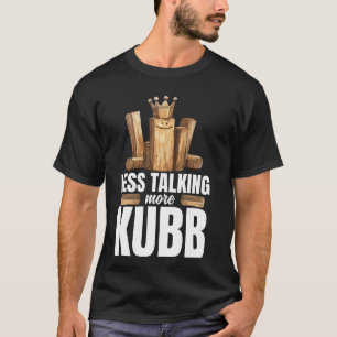 T-shirt Jeu d'échecs de jeu Kubb Yard jeu jeu King Kub