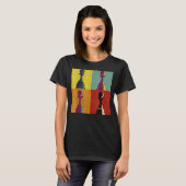T-shirt Jeu d'échecs Jeu Pièce Pion Checkmate Pop Style (Devant entier)