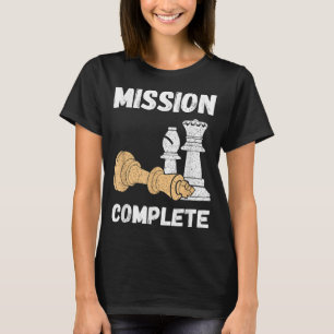 T-shirt Jeu d'échecs Mission Enseignant d'échecs complet G