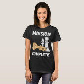 T-shirt Jeu d'échecs Mission Enseignant d'échecs complet G (Devant entier)