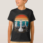 T-shirt Jeu d'échecs Retro Jeu d'échecs Lover (Devant)