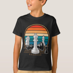 T-shirt Jeu d'échecs Retro Jeu d'échecs Lover