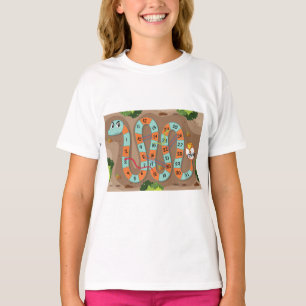 T-shirt Jeu d'échelle de serpent