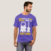 T-shirt Jeu d'évasion Escape Room drôle (Devant entier)