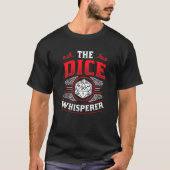 T-shirt Jeu Dice Whisperer Stylo Et Papier Tabletop Rpg (Devant)