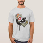 T-shirt Jeu DJ<br><div class="desc">Design urbain et grungy pour les citadins amoureux de MUSIC.</div>