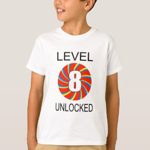 T-shirt Jeu d'ordinateur de 8e anniversaire